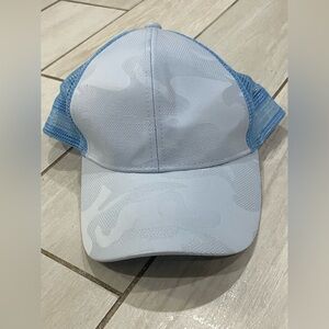 Blue Ponytail Baseball Cap